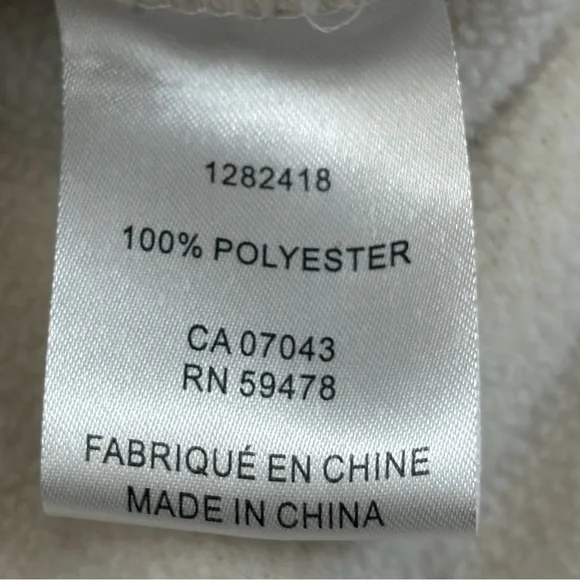 Bailey 44 White Sherpa Sweatshirt Jacket - Picture 4 of 7